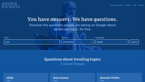 Home page: Answer Socrates