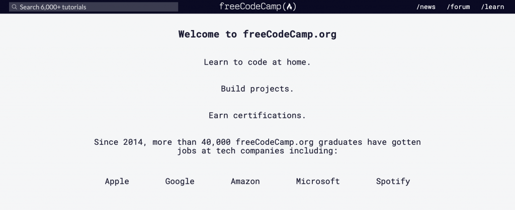 freecodecamp screenshot