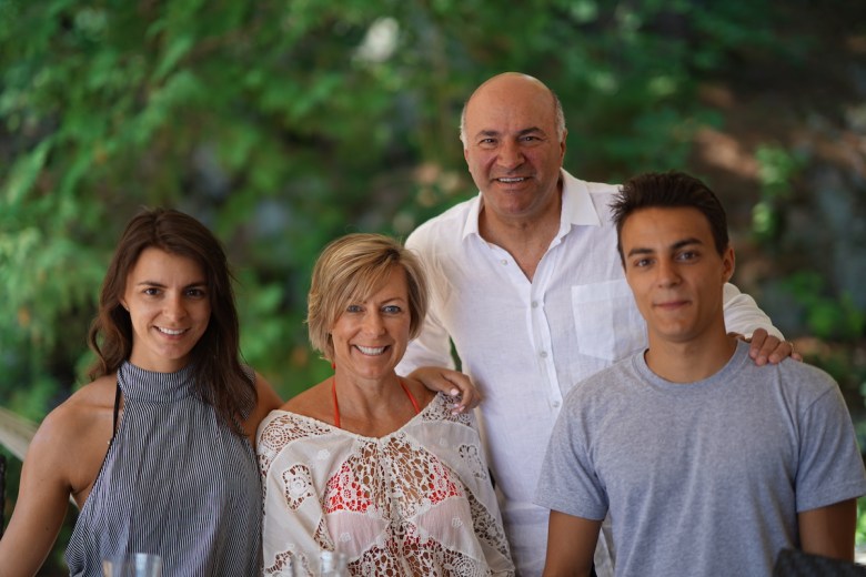 Kevin O'Leary : Happy life is a balance of family, friends.