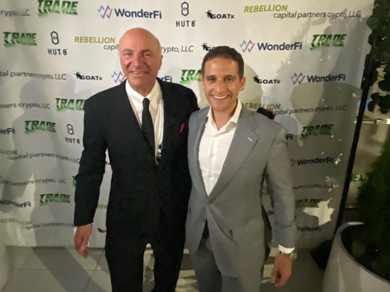 Entrepreneur Jordan Fried of Immutable Holdings and Kevin O'Leary in New York City