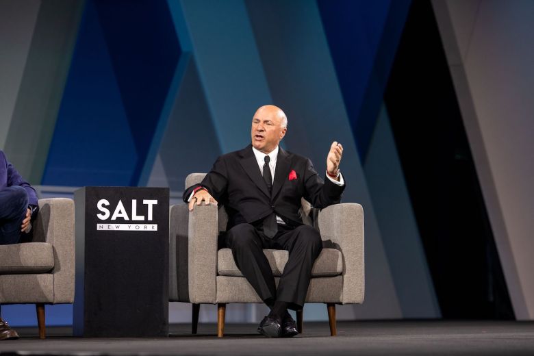 At SALT NY, O’Leary makes a bold call to regulators to get involved as soon as possible with the crypto community and provide guidance to investors/ Photo: John Roach (RBP)