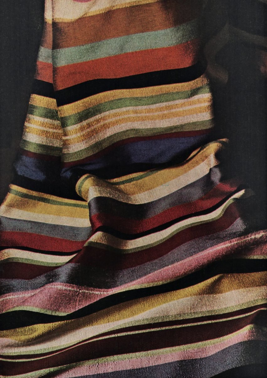 Striped fabric, 1964, by Gegia Bronzini
