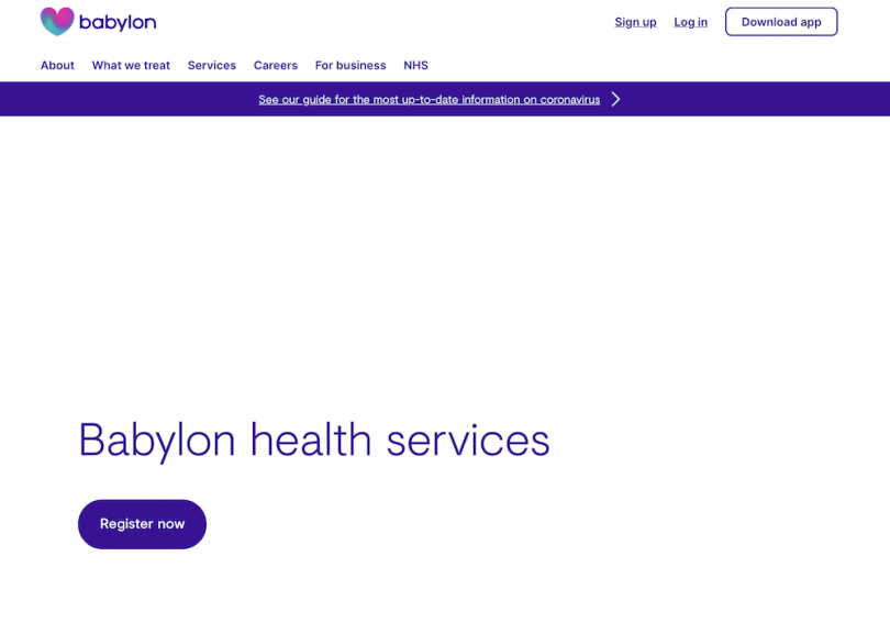 Babylon Health fintech payments companies examples