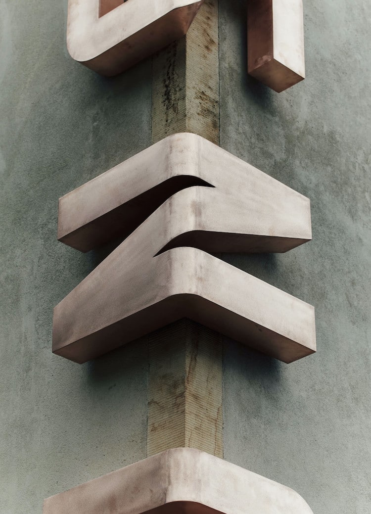 Studio Najbrt Design 3D Cast Bronze Block Letters