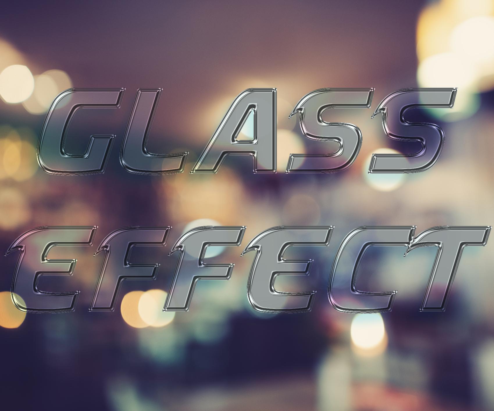 How to create a glass effect in Photoshop
