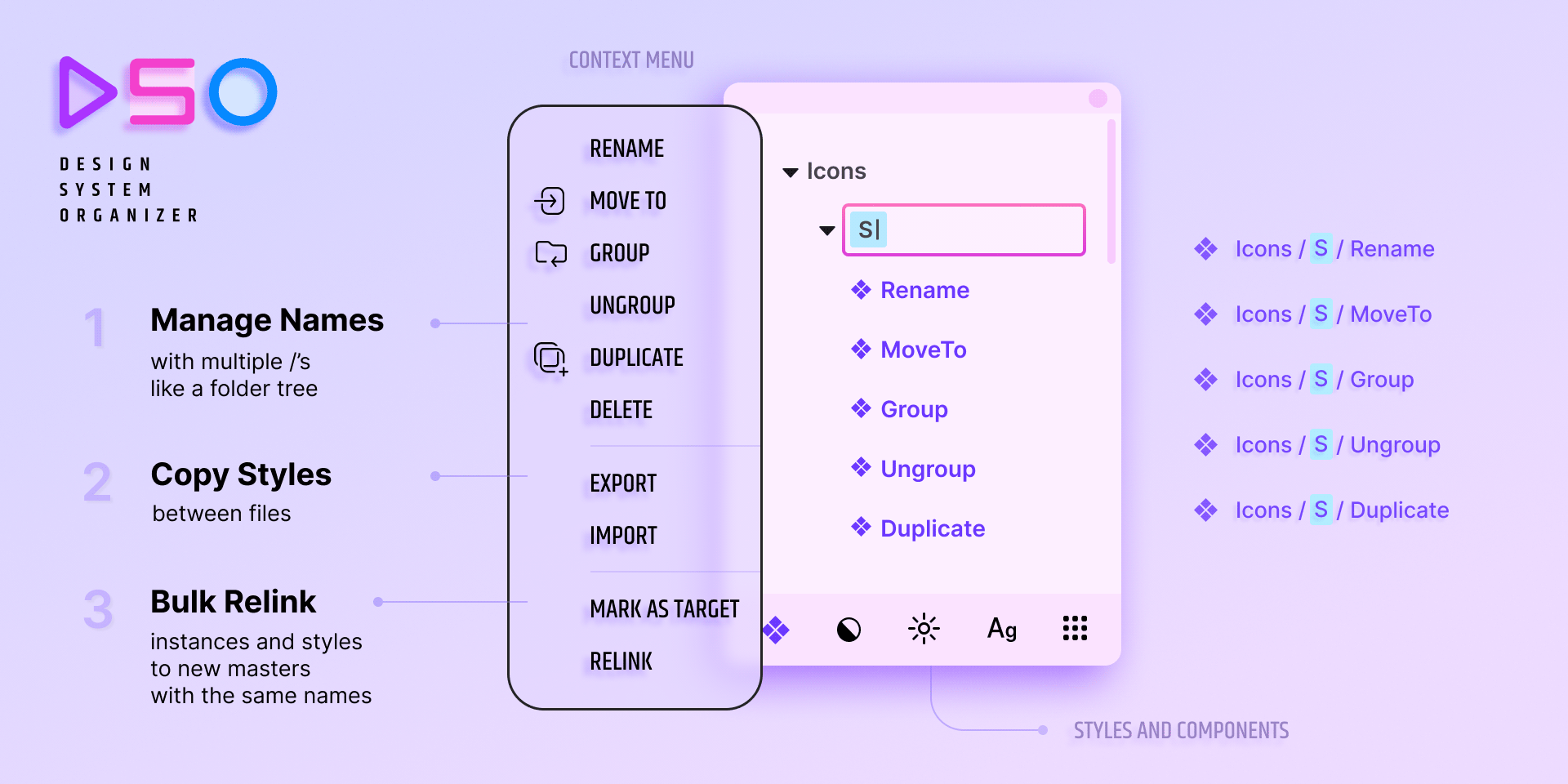 The Design System Organizer Figma plugin